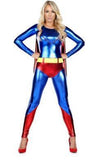 BFJFY Women Superhero Cosplay Costume Superwoman Jumpsuit For Halloween - BFJ Cosmart