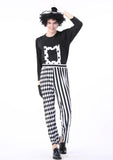 BFJFY Men Women Halloween Circus Clown Magician Couples Cosplay Costume - BFJ Cosmart