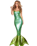 BFJFY Women Sexy Halloween Party Cosplay Mermaid Dress - BFJ Cosmart