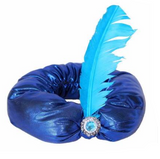 BFJFY Men's India Aladdin Hat Feather Hat Cap Halloween Costume - BFJ Cosmart