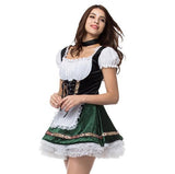 BFJFY Women Halloween Oktoberfest Costume Bar Maid Cosplay Costume - BFJ Cosmart