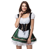 BFJFY Women Halloween Oktoberfest Costume Bar Maid Cosplay Costume - BFJ Cosmart