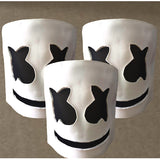 Electronic syllables marshmallow DJ headgear marshmello hood mask cos halloween party   props - BFJ Cosmart