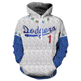 2019 Rocketman Elton John Dodgers Hoodie Zip Up Sweatshirt Jacket Cosplay Costume Men Women Cardigan - BFJ Cosmart