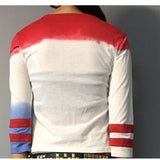 Batman Arkham Asylum City 2016 Suicide Squad Harley Quinn Costume T Shirt Daddy's Lil Monster T-Shirt Joker Cosplay Costumes - BFJ Cosmart