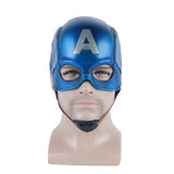 Captain America 3 Civil War Captain America Helmet Soft PVC Cosplay Steven Rogers Superhero Latex Mask Halloween Party Prop - BFJ Cosmart
