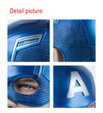 Captain America 3 Civil War Captain America Helmet Soft PVC Cosplay Steven Rogers Superhero Latex Mask Halloween Party Prop - BFJ Cosmart