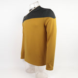 Star Trek TNG Captain Picard Red Uniform Top Jacket Voyager DS9 Yellow Cosplay Costumes Halloween Party Prop - BFJ Cosmart