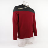 Star Trek TNG Captain Picard Red Uniform Top Jacket Voyager DS9 Yellow Cosplay Costumes Halloween Party Prop - BFJ Cosmart