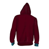 New 2019 Movie Joker Arthur Fleck Batman Clown  Joaquin Phoenix Sweatshirt Zipper Hoodie Coat Adult Halloween Cosplay Costume - BFJ Cosmart