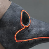 Steampunk Plague Bird Doctor Cosplay Mask Plague doctor Masks Latex LED Funny Event Holiday Halloween Party Costume Props - BFJ Cosmart