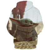 Star Wars The Mandalorian Hoodie Cosplay Costume Sweater Coat Jacket Pedro Pascal Mandalorian Soldier Warrior Star Wars Prop - BFJ Cosmart