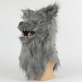 Moving Mouth Dog Mascot Costume Fursuit Mask Oranguta Cosplay Animal Fancy Dress Headwear Masks Halloween Party Masquerade Prop - BFJ Cosmart