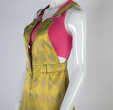 Birds of Prey Suicide Squad Harley Quinn Cosplay Costumes Joker Vest Jumpsuit Golden Yellow Romper Overalls Halloween Suit - BFJ Cosmart