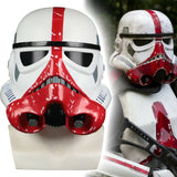 Star Wars Helmets The Black Series Incinerator Stormtrooper Cosplay Helmet Hard PVC Mask Star Wars Masks Props - BFJ Cosmart