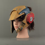 Star Wars 9 The Rise of Skywalker Rey Helmet Cosplay Mask Masquerade Props Latex Masks - BFJ Cosmart