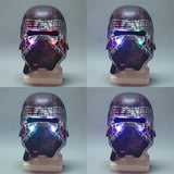 Kylo Ren Helmet Led Light Cosplay Star Wars 9 The Rise of Skywalker Latex Mask  Helmets Masks Halloween Party Prop - BFJ Cosmart