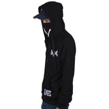 Hot Game Watch Dogs 2 Catcher Hoodies 100% Cotton Man Sweatshirts Black Cosplay Jackets Zipper Halloween Party - BFJ Cosmart