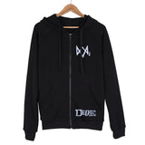 Hot Game Watch Dogs 2 Catcher Hoodies 100% Cotton Man Sweatshirts Black Cosplay Jackets Zipper Halloween Party - BFJ Cosmart