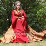 Custom Made Queen Cersei Lannister Red Exclusive Dress Game Of Thrones Costume For Adult Women Halloween Cosplay Costume - BFJ Cosmart
