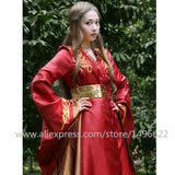 Custom Made Queen Cersei Lannister Red Exclusive Dress Game Of Thrones Costume For Adult Women Halloween Cosplay Costume - BFJ Cosmart