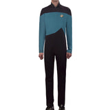 Star Trek Jumpsuit Cosplay Costume Blue Halloween Uniform For Women Men - BFJ Cosmart