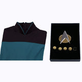 Star Trek Jumpsuit Cosplay Costume Blue Halloween Uniform For Women Men - BFJ Cosmart