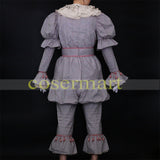 Pennywise Cosplay Costume Stephen King's Mask Men Costume Pennywise Mask Clown Costume Halloween Terror Costume Masquerade - BFJ Cosmart
