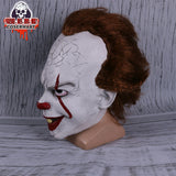 Pennywise Cosplay Costume Stephen King's Mask Men Costume Pennywise Mask Clown Costume Halloween Terror Costume Masquerade - BFJ Cosmart