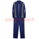 2017 Star Trek Discovery Costume with Badge Captain Uniform Blue Jacket Coat Cosplay Costume Starfleet Halloween Costume New - BFJ Cosmart