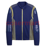 2017 Star Trek Discovery Costume with Badge Captain Uniform Blue Jacket Coat Cosplay Costume Starfleet Halloween Costume New - BFJ Cosmart