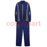 2017 Star Trek Discovery Costume with Badge Captain Uniform Blue Jacket Coat Cosplay Costume Starfleet Halloween Costume New - BFJ Cosmart