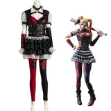 Batman Arkham Asylum Harley Quinn Halloween Carnival Cosplay Costumes Outfit Party Dress Dark Knight Suit for Adult Women - BFJ Cosmart