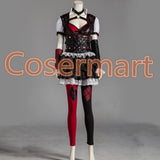 Batman Arkham Asylum Harley Quinn Halloween Carnival Cosplay Costumes Outfit Party Dress Dark Knight Suit for Adult Women - BFJ Cosmart