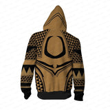 Marvel Movie Aquaman Hoodie Sweater Jacket Cosplay Costume for Man Adult Superhero Dressed Halloween Party Prop - BFJ Cosmart