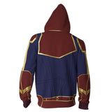 Captain Marvel Cosplay Costume Carol Danvers 2019 Superhero Hoodie Halloween Costumes Ms. Marvel Jacket Cosplay - BFJ Cosmart