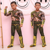 2018 Aquaman Cosplay Arthur Curry Costume Children Marvel Superhero Jumpsuit Dressed Costume Christmas Gift Halloween Party Prop - BFJ Cosmart