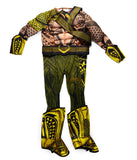 2018 Aquaman Cosplay Arthur Curry Costume Children Marvel Superhero Jumpsuit Dressed Costume Christmas Gift Halloween Party Prop - BFJ Cosmart