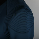 New Star Trek Discovery Season 2 Starfleet Commander Female Blue Uniform Dress Badge Costumes Woman Adult Cosplay Costume - BFJ Cosmart