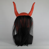 New Movie Hellboy: Rise of the Blood Queen Mask Ox Horn Mask Right Hand Cosplay Gloves Armor Latex Hand Gauntlet Party Halloween - BFJ Cosmart
