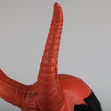 New Movie Hellboy: Rise of the Blood Queen Mask Ox Horn Mask Right Hand Cosplay Gloves Armor Latex Hand Gauntlet Party Halloween - BFJ Cosmart