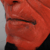 New Movie Hellboy: Rise of the Blood Queen Mask Ox Horn Mask Right Hand Cosplay Gloves Armor Latex Hand Gauntlet Party Halloween - BFJ Cosmart