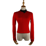 Star Trek Discovery Season 2 Set Starfleet Commander Uniform with Badge Woman Cosplay Costume - BFJ Cosmart