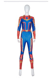 New 3D Women Girls Movie Version Captain Marvel Carol Danvers Cosplay Costume Zentai Superhero Bodysuit Suit Jumpsuits - BFJ Cosmart