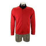 New Star Trek Uniform Discovery Season 2 Starfleet Captain Kirk Shirt With Badge Costumes Men Adult Halloween Cosplay Costume - BFJ Cosmart
