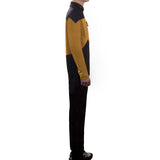 Star Trek Yellow Jumpsuit Unisex Adult Cosplay Costume Halloween Uniform - BFJ Cosmart