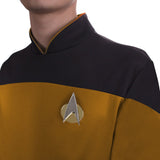 Star Trek Yellow Jumpsuit Unisex Adult Cosplay Costume Halloween Uniform - BFJ Cosmart