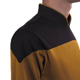 Star Trek Yellow Jumpsuit Unisex Adult Cosplay Costume Halloween Uniform - BFJ Cosmart