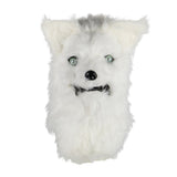 Cosplay Latex Mask Carnival Prop Costume Masks Adult Animal White Dog Mask Can Open Mouth Cosplay Halloween Party - BFJ Cosmart