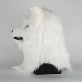 Cosplay Latex Mask Carnival Prop Costume Masks Adult Animal White Dog Mask Can Open Mouth Cosplay Halloween Party - BFJ Cosmart